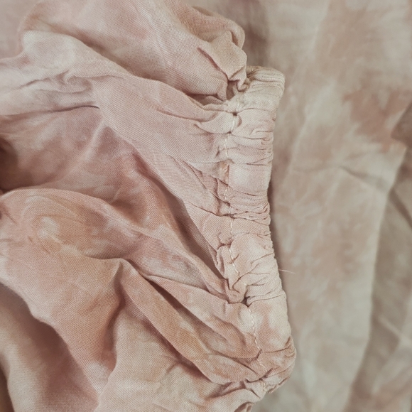 Blue Life Deep V-Neck Tie-Dye Tunic - Picture 3 of 4